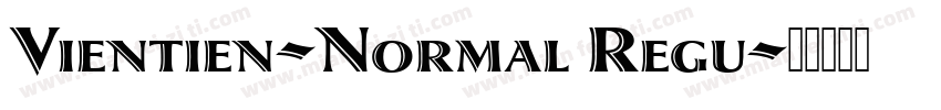 Vientien-Normal Regu字体转换